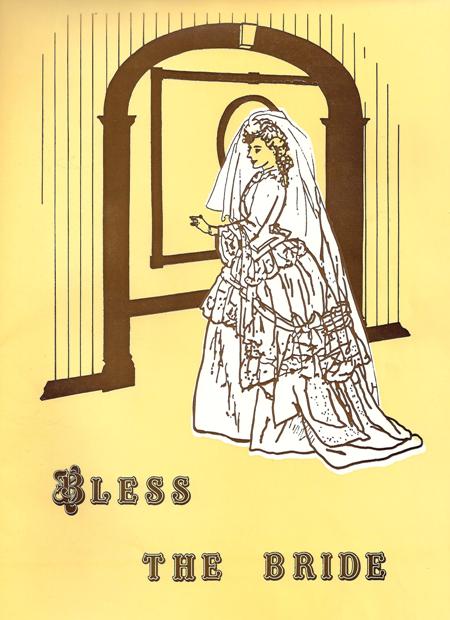 Programme Front Cover for 'Bless The Bride' 1987