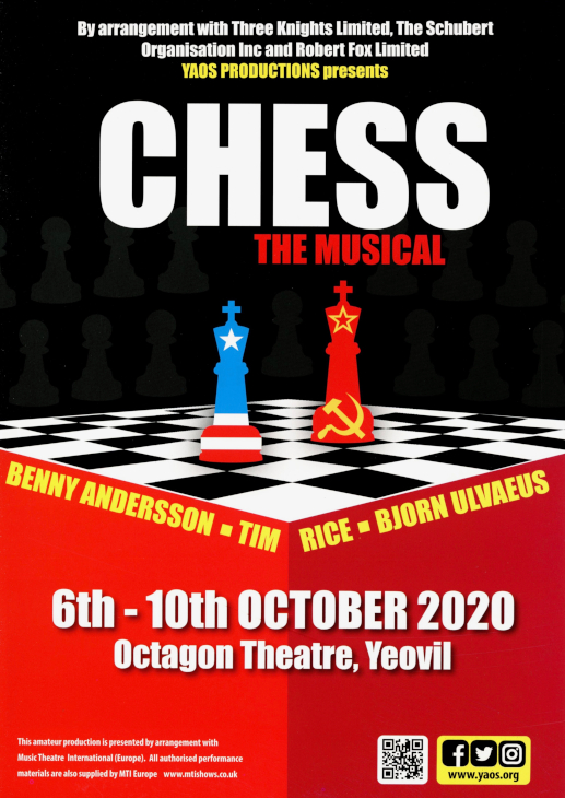 Inside Back Cover 'Chess The Musical' October 2020