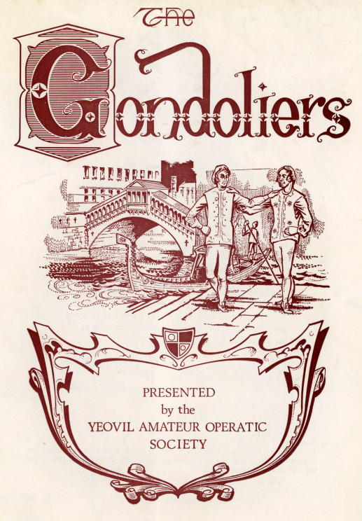 YAOS 1976 Production of 'The Gondoliers' - Programme Front Cover