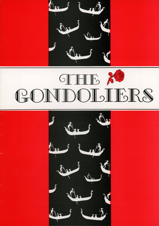 YAOS 1993 Production of 'The Gondoliers' - Programme Front Cover