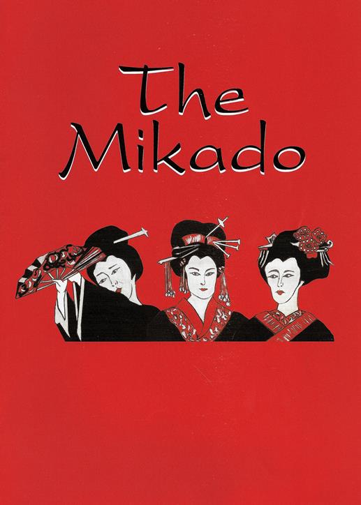 Programme Front Cover for The Mikado 2001