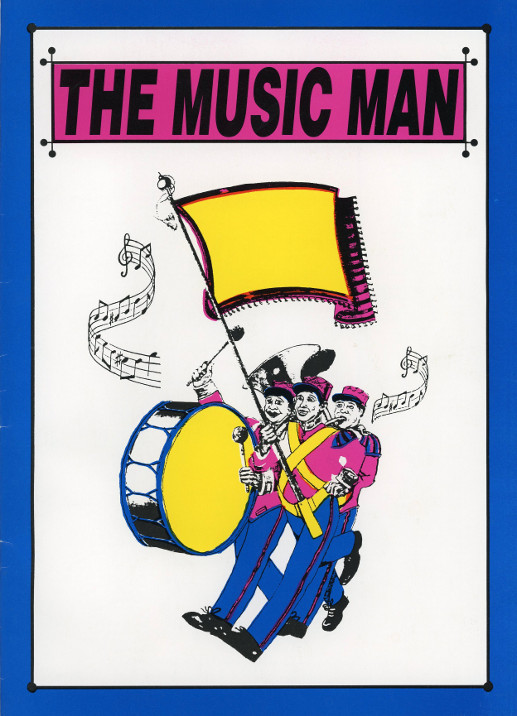 YAOS 1996 Production of 'The Music Man' - Programme Front Cover