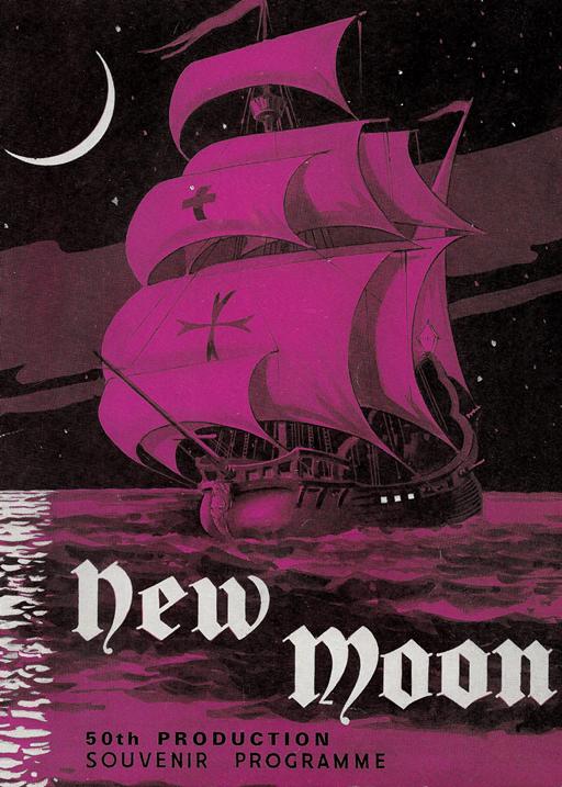 Programme Front Cover for the YAOS 1969 production of "The New Moon"