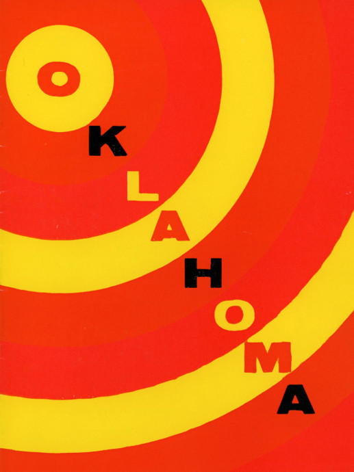 YAOS 1986 Production of 'Oklahoma' - Programme Front Cover