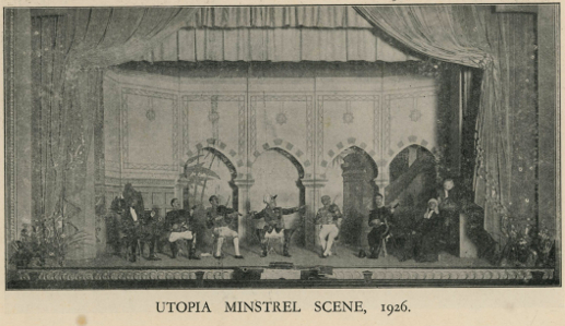 Page 48 (Cast of the Minstrel Scene in 'Utopia' 1926)