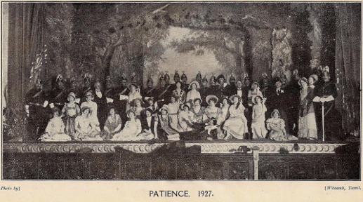 Cast of 'Patience' 1927