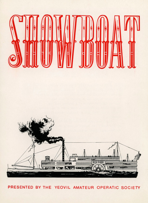 YAOS 1977 Production of 'Show Boat' - Programme Front Cover