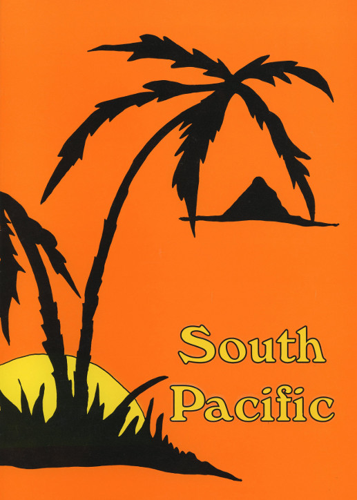 YAOS 1995 Production of 'South Pacific' - Programme Front Cover
