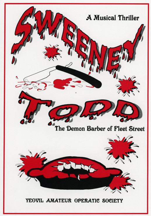 YAOS Production of 'Sweeney Todd' 1999 - Programme Front Cover