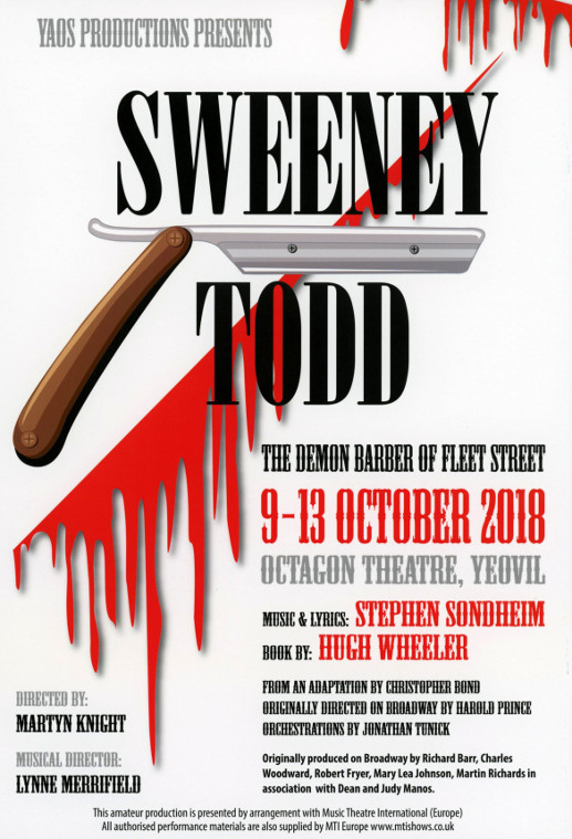 Back Cover - Sweeney Todd October 2018