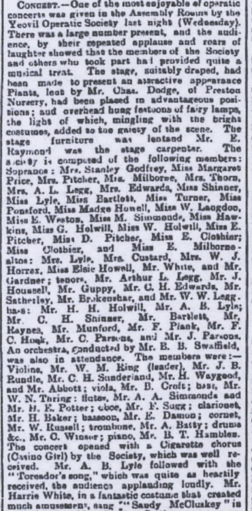 Yeovil Chronicle Friday 12 December 1902 (1)