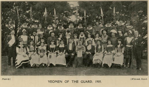 Page 33 (Cast of 'Yeomen of the Guard' 1905