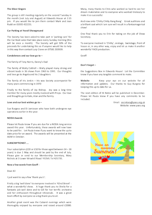 Hi Notes May 2019 - Page 2