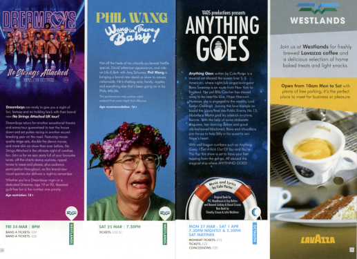 Octagon Brochure featuring 'Anything Goes'