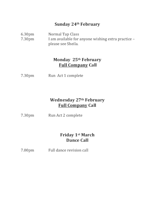 Revised Feb Rehearsals - Page 2