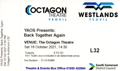 Ticket for 'Back Together Again'