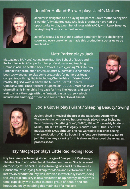 11 Cast: Jennifer Holland-Brewer, Matt Parker, Jodie Glover, Izzy Macgregor