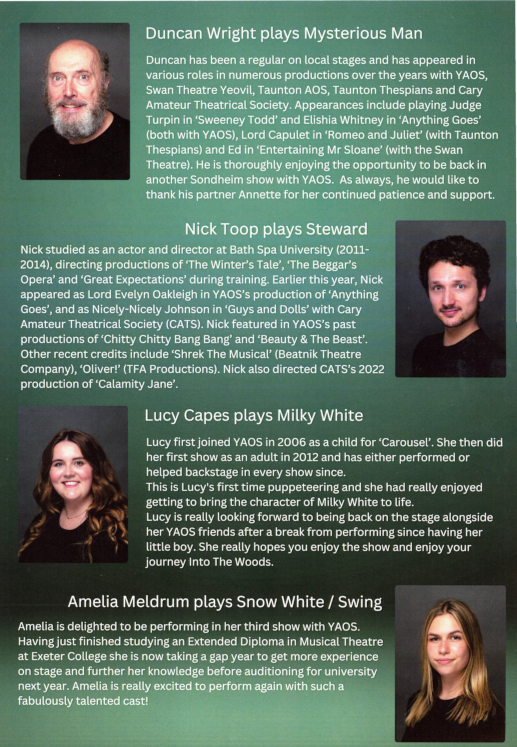Pg 17 Cast: Duncan Wright, Nick Toop, Lucy Capes, Amelia Meldrum 17
