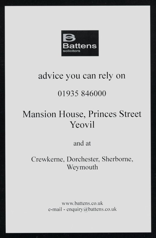 Pg 30: Battens Solicitors