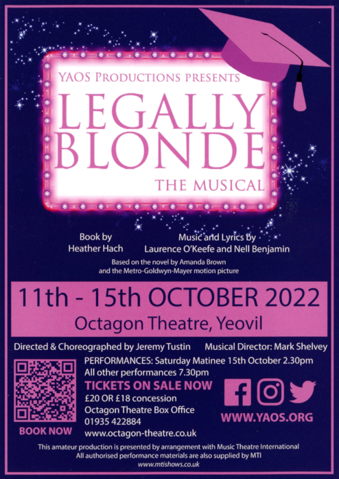 Poster Design for Legally Blonde