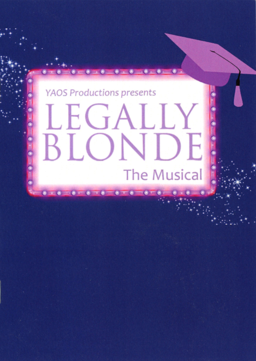 Legally Blonde Programme - Front Cover