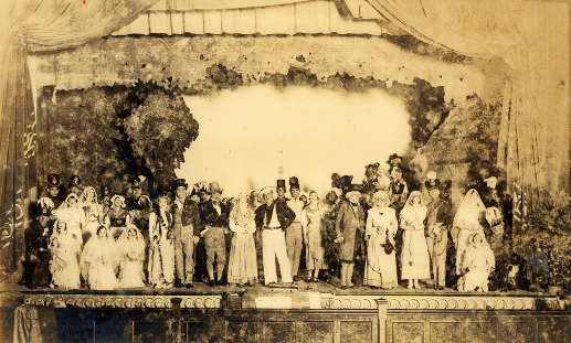 Cast photograph for 'The Quaker Girl' 1933