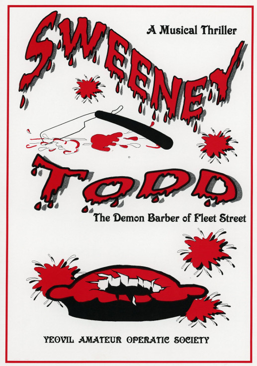 Programme Front Cover - YAOS Production of 'Sweeney Todd' 1999 YAOS Production of 'Sweeney Todd' 1999 - Programme Front Cover